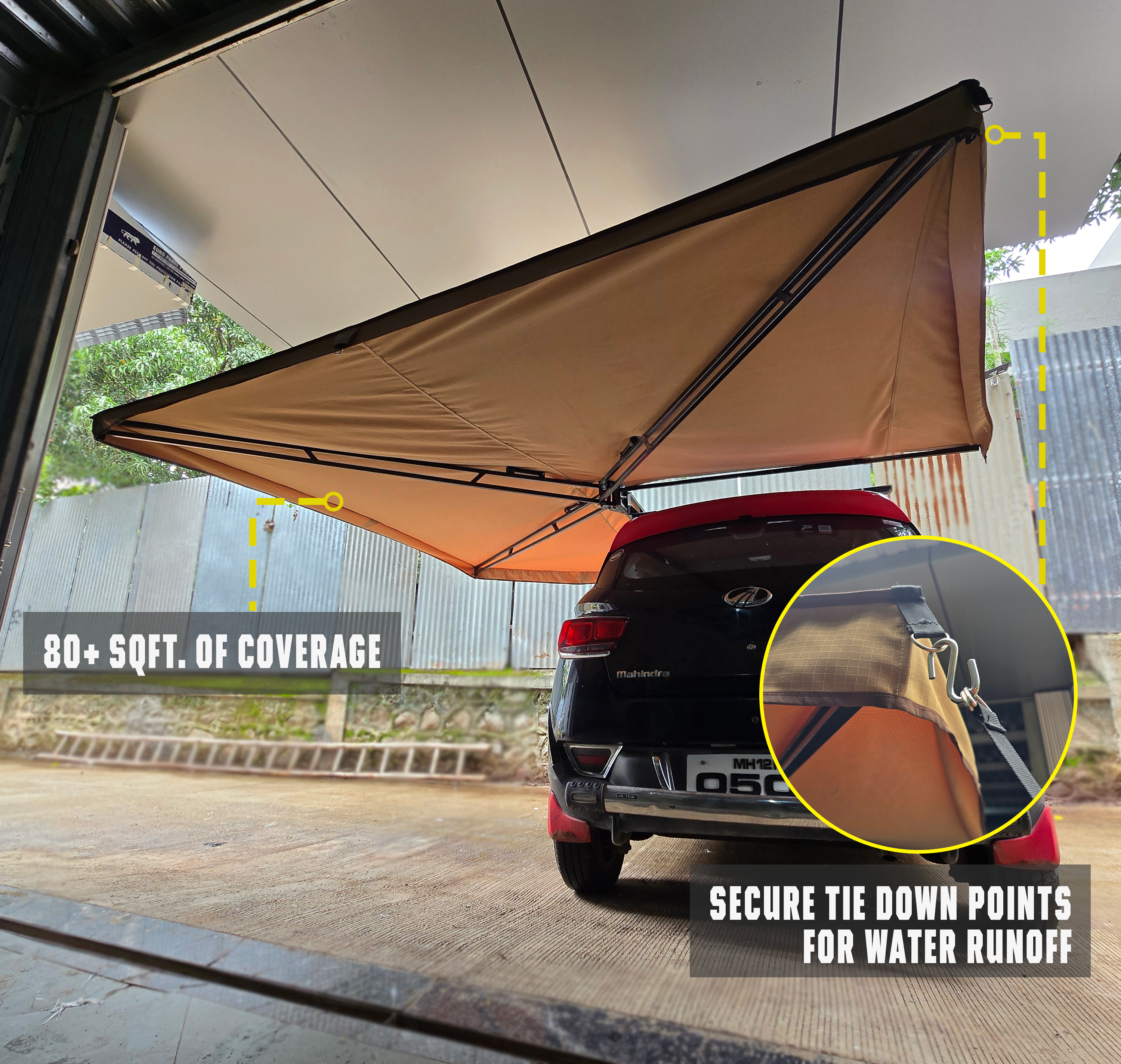 Grizzly Freestanding 270° Awning