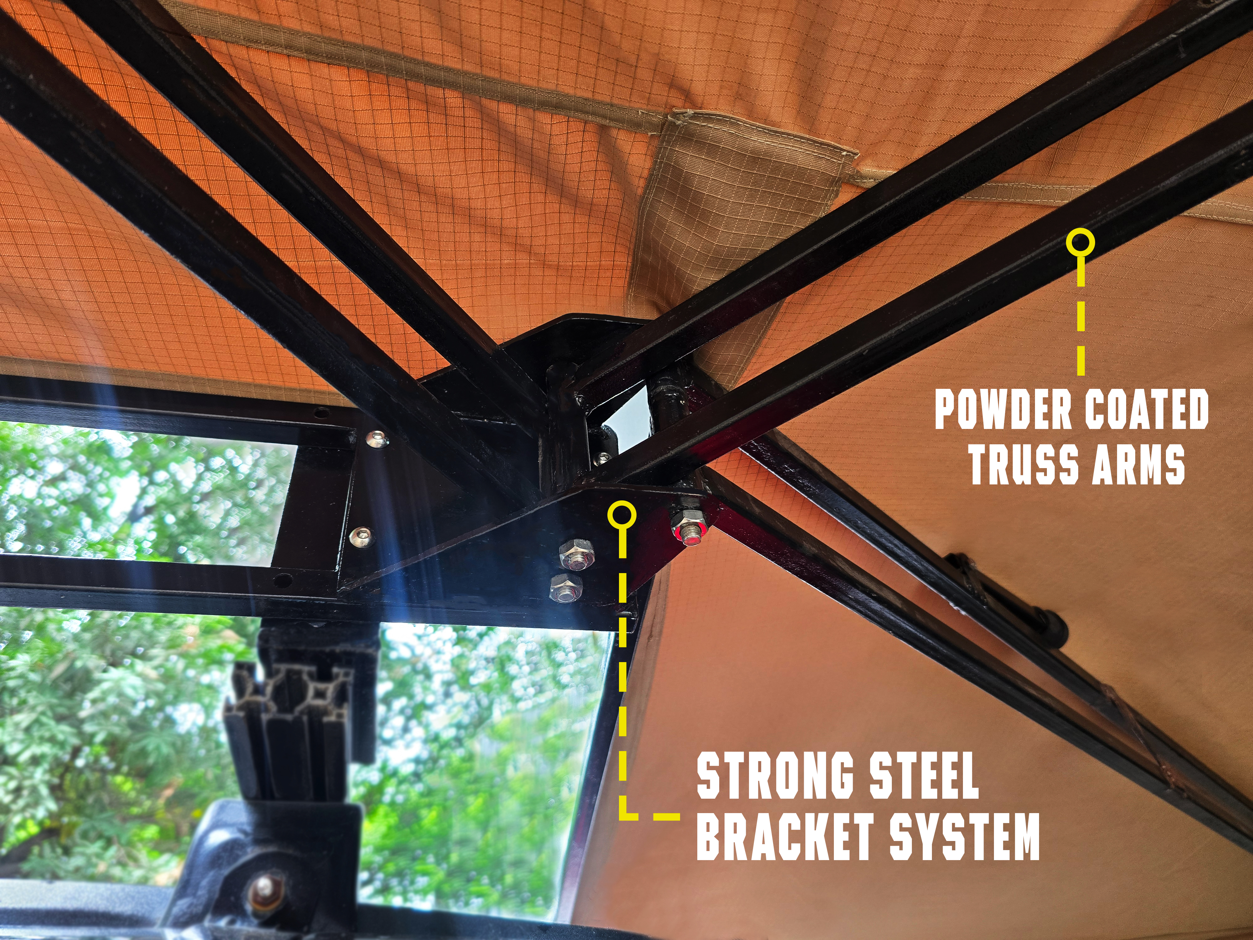Grizzly Freestanding 270° Awning