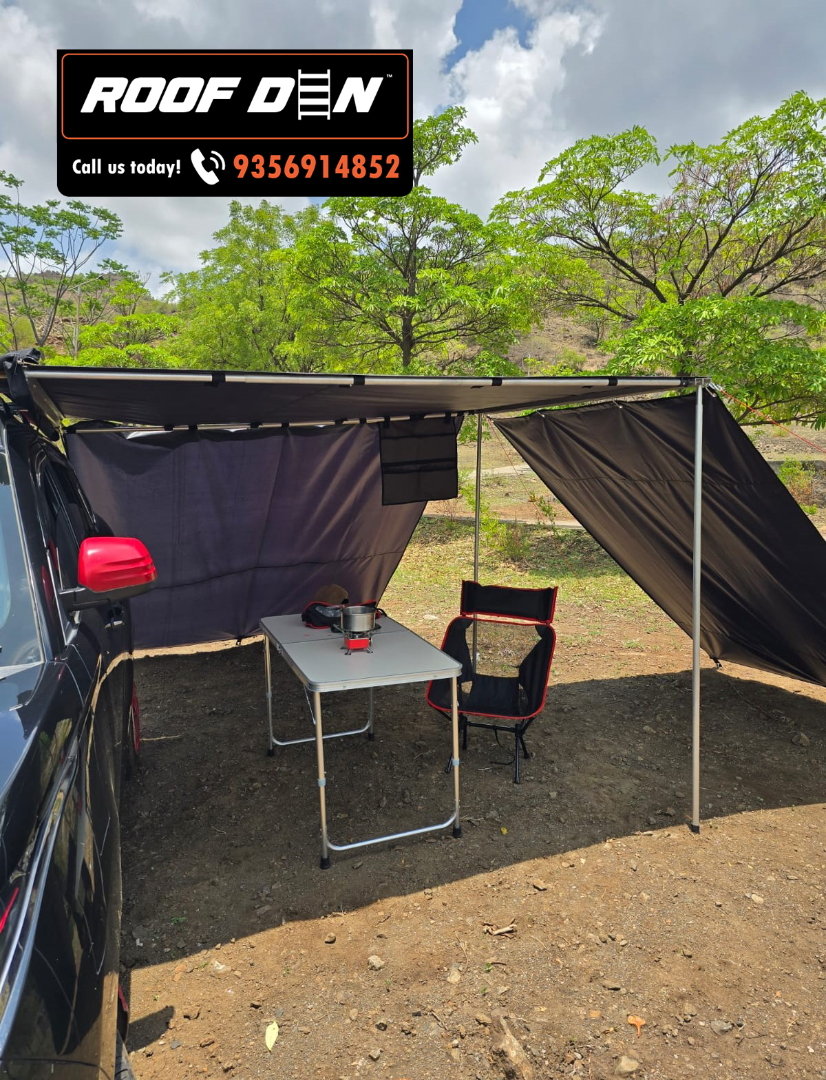 Awning Extension Walls Kit (Side + Front Wall)