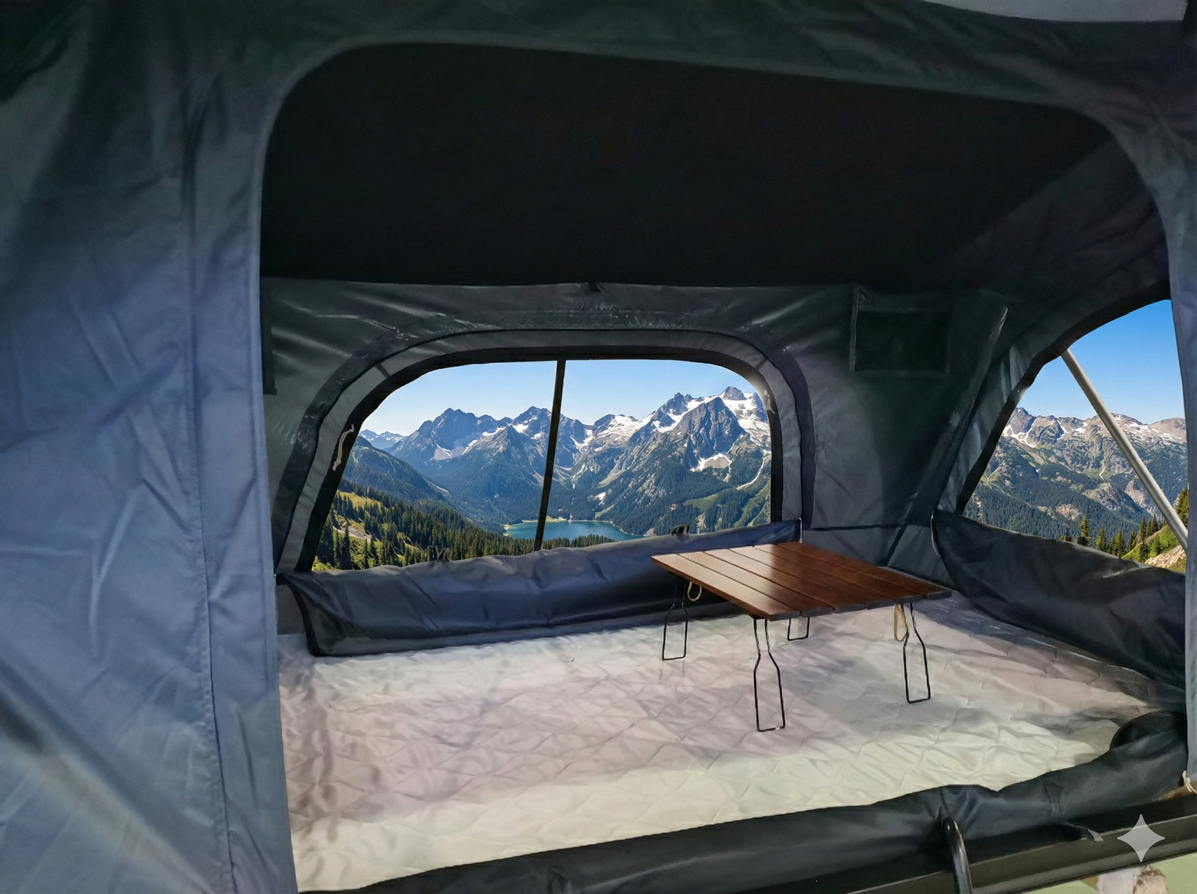 RoofDen Nightwolf Ultralight Roof Top Tent – 2 Person